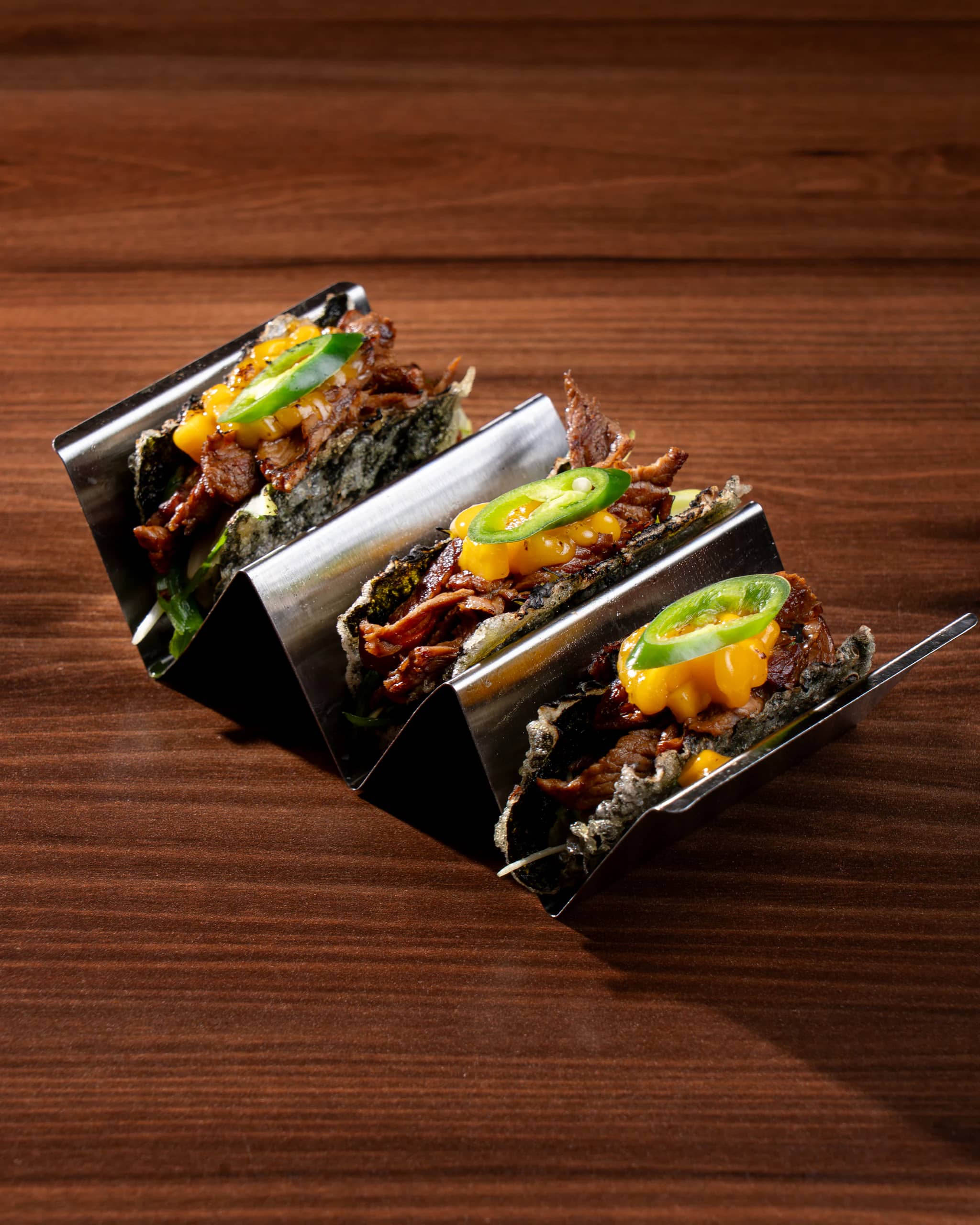 Sushi Taco (Beef or Spicy Salmon)